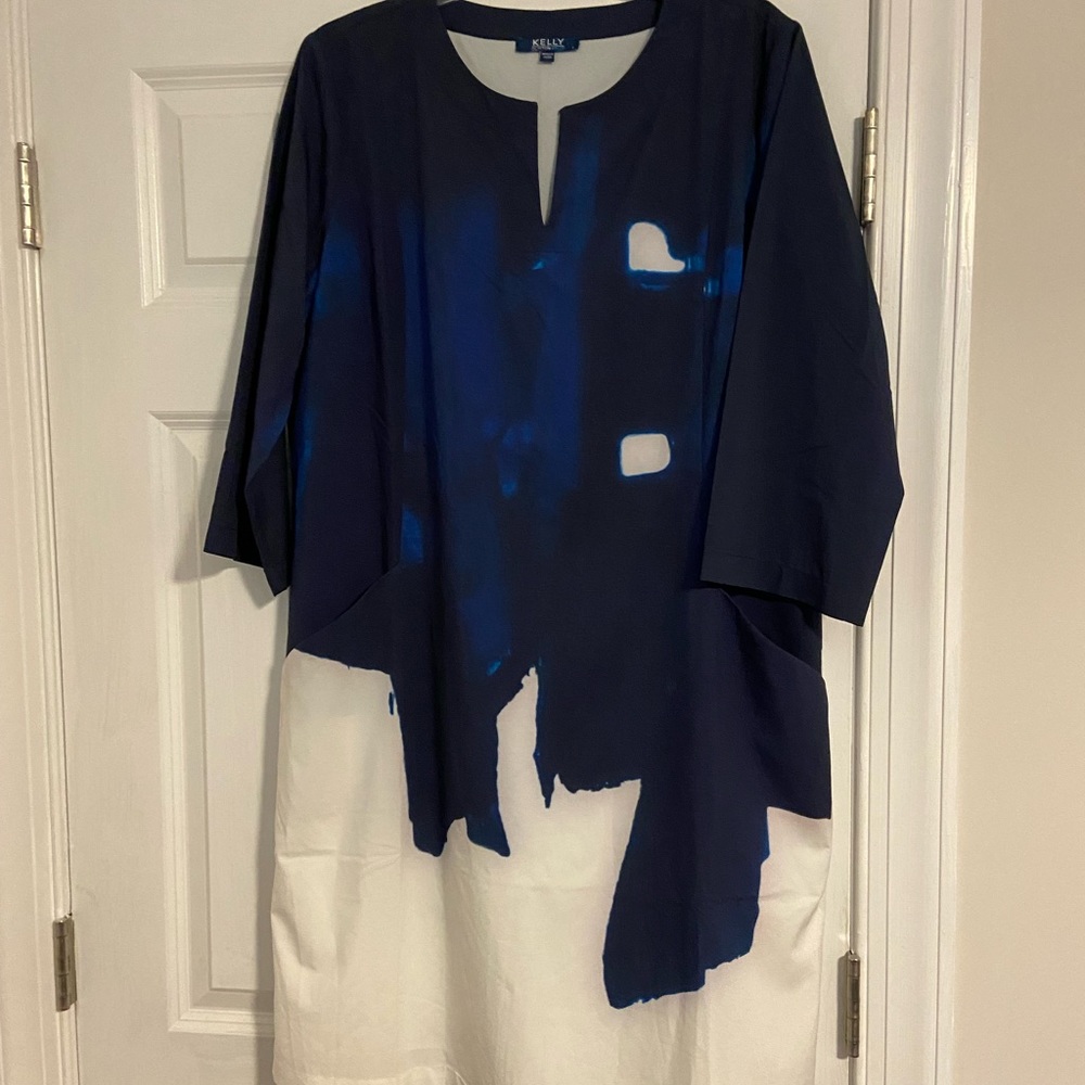 Kelly by Clinton Kelly Watercolor Dress